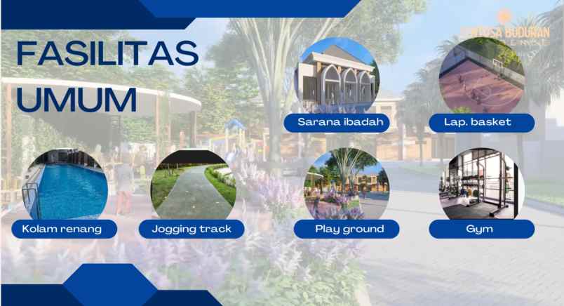 rumah modern fasilitas lengkap sentosa buduran