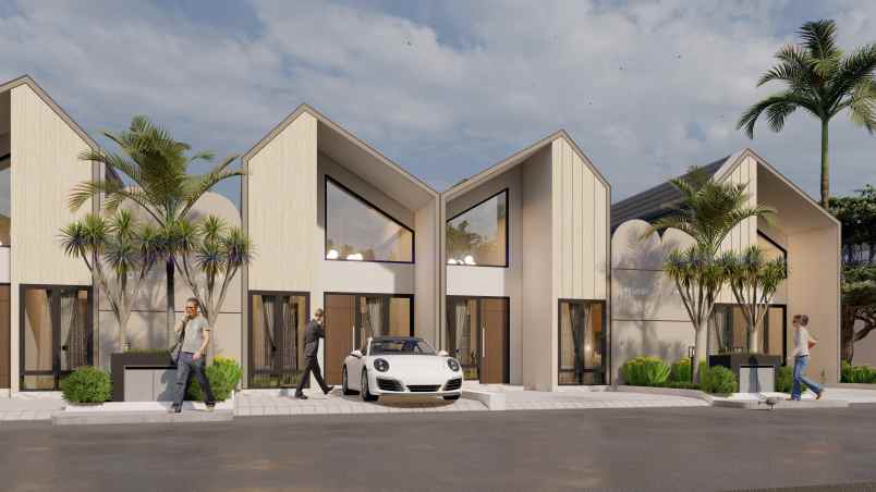 rumah nyaman dengan pemandangan indah ala santorini