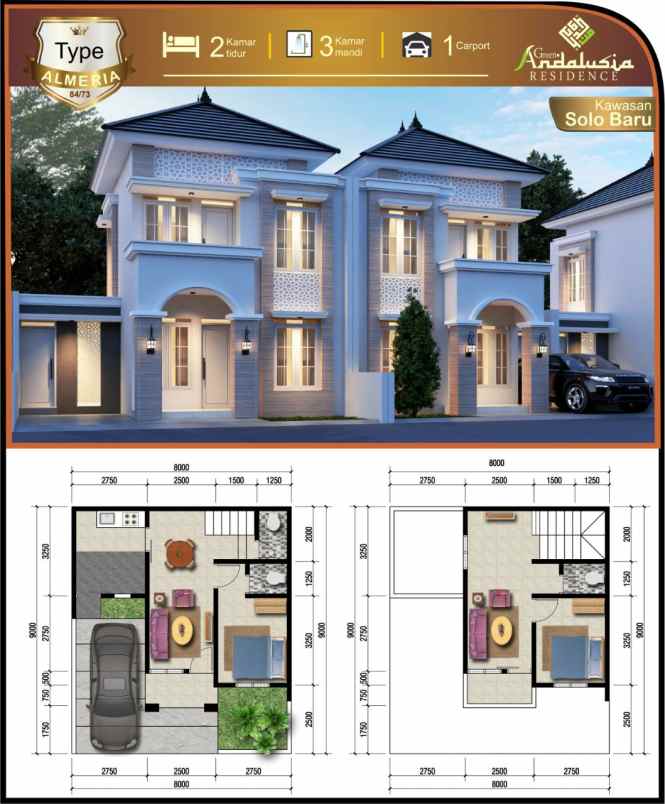 rumah pondok grogol solo baru