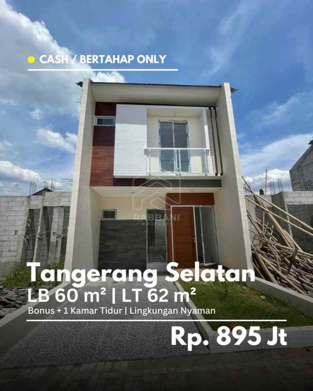 rumah ready siap huni pamulang tangerang selatan