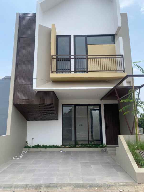 rumah scandinavian di kota jakarta timur
