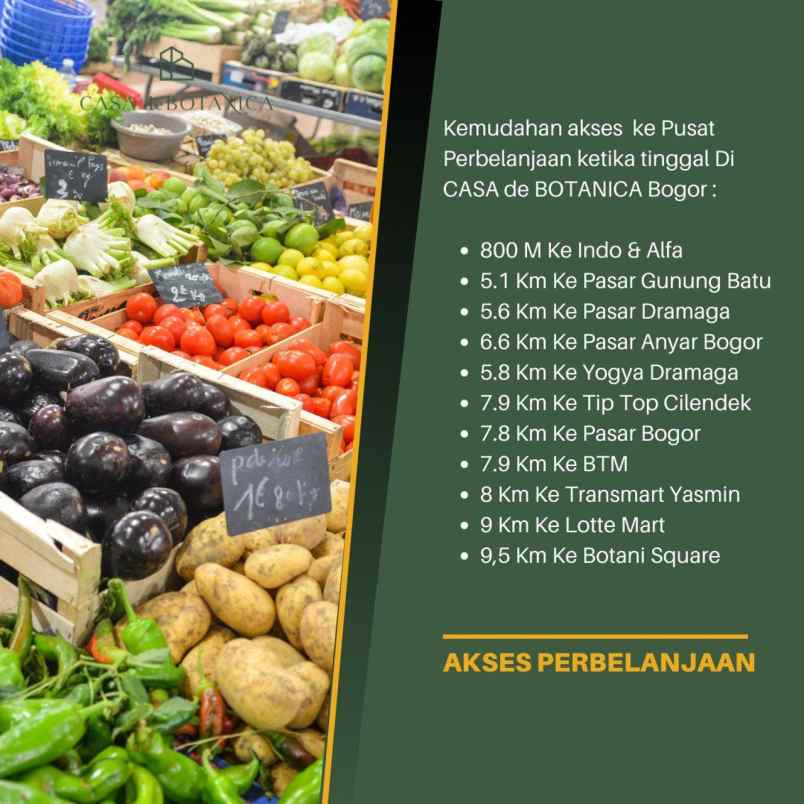 rumah syariah hanya 6km ke stasiun bogor