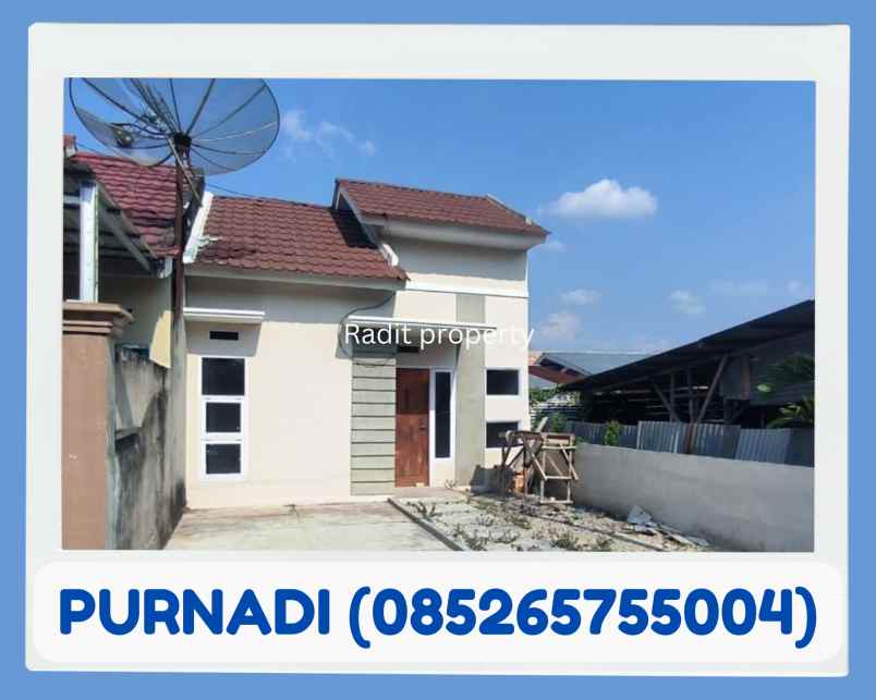 rumah type 38 di jalan arengka kota pekanbaru