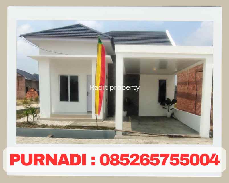 rumah type 45 model kekinian jalan daru daru