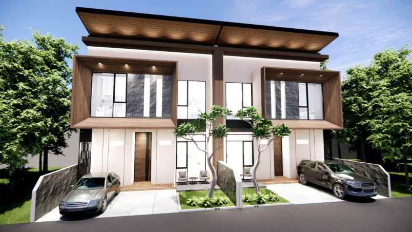 rumah woodland citraland baru gress carport 2 mobil
