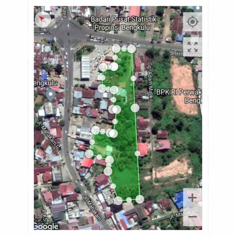 tanah jalan raya puncak cisarua