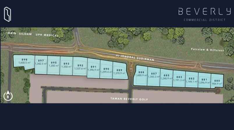 tanah jl jendral sudirman lippo