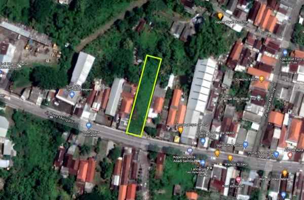 tanah jl menganti lidah kulon no