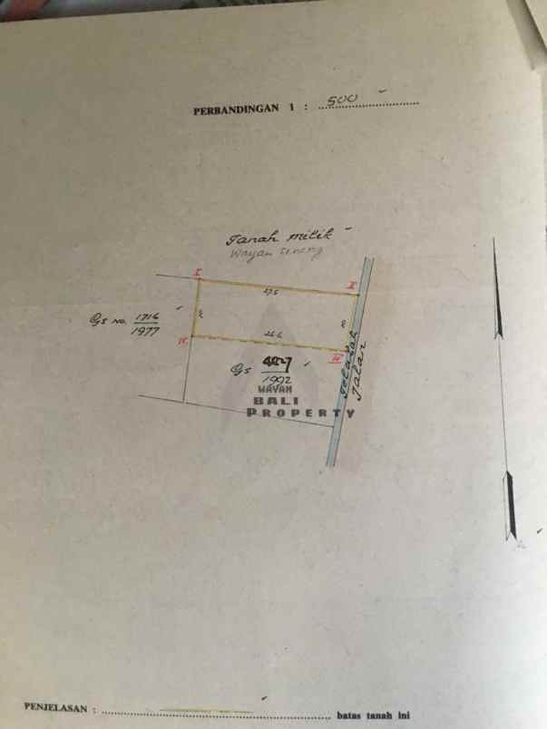 tanah jl pantai berawa