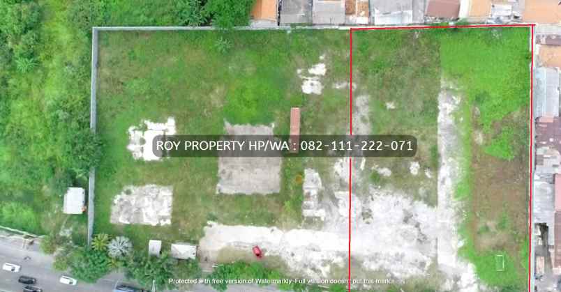 tanah jl yos sudarso sungai