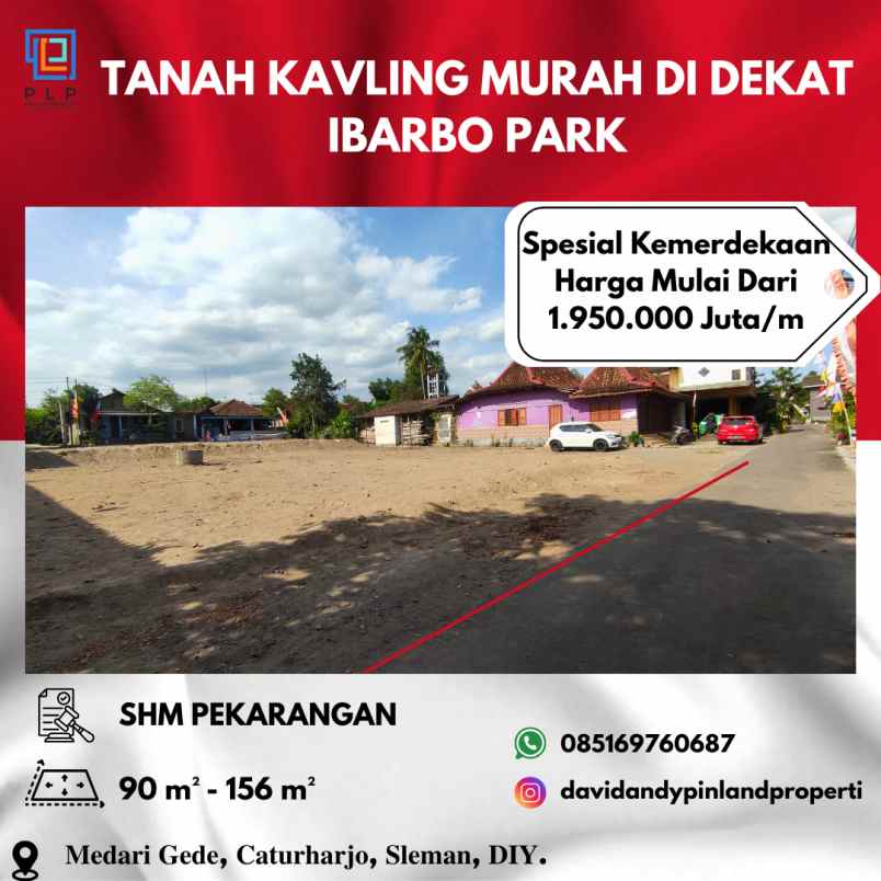tanah kavling harga terjangkau dekat ibarbo park