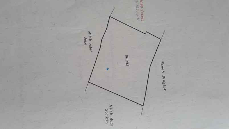 tanah kebun rata dan istimewa