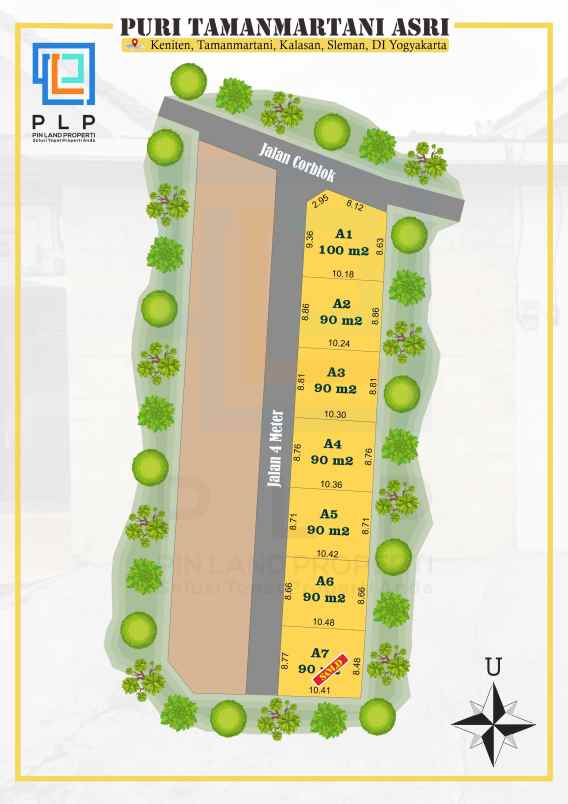 tanah murah area jl jogja solo