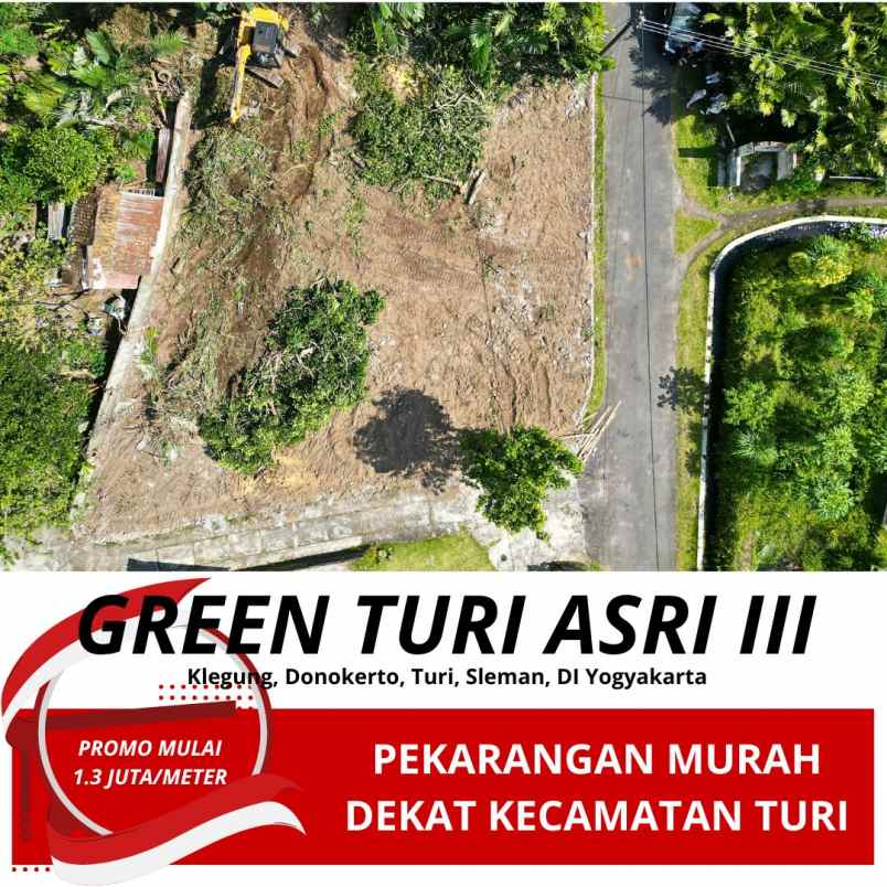 tanah pekarangan 1 3jt meter di selatan kecamatan turi