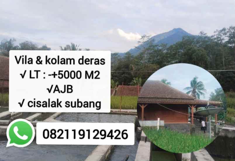 vila kolam deras cisalak subang jawa barat