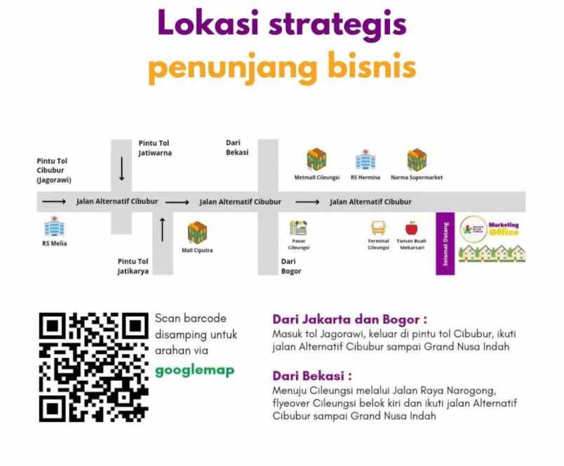 cileungsi murah bebas banjir bisa kpr shm imb