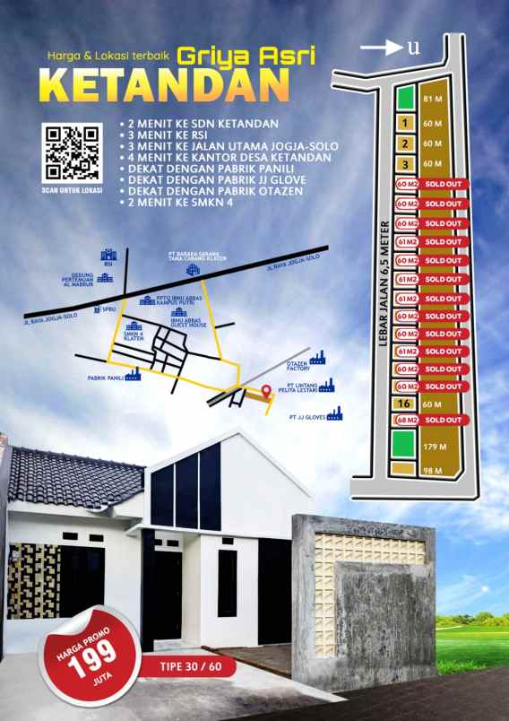 cuma 199 juta rumah minimalis di klaten utara
