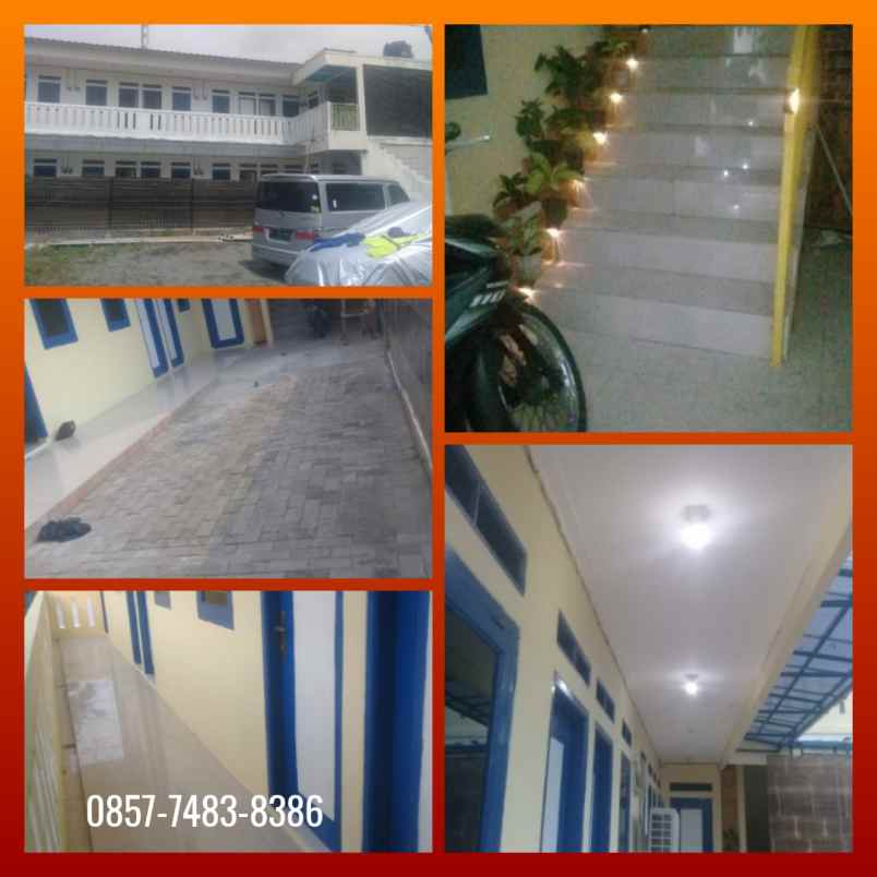 dijual kos kosan 12 pintu baru shm