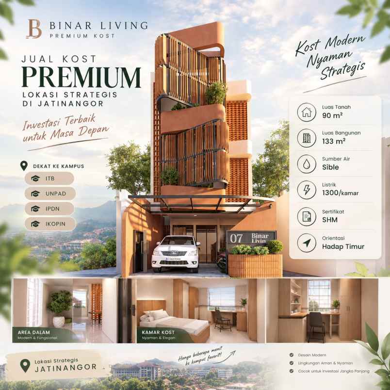 dijual kost jl cibeusi jatinangor