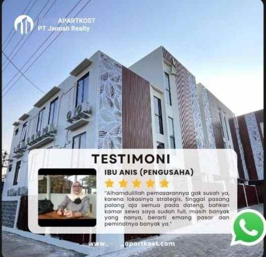 dijual kost jl palakali