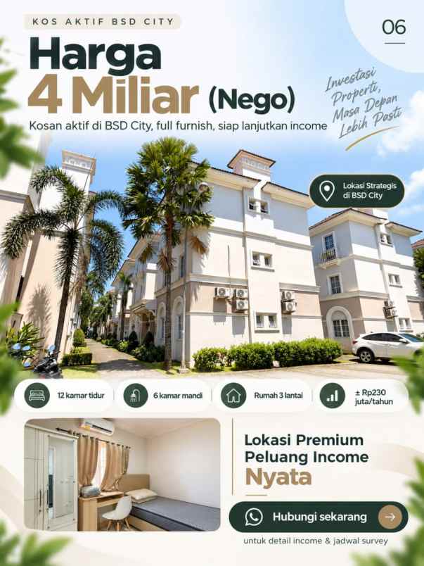 dijual kost pandeglang tangerang