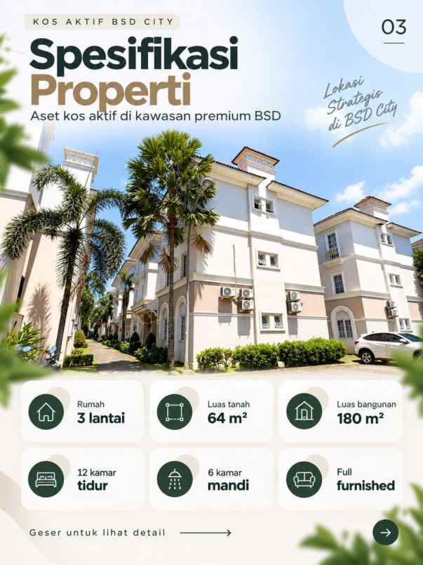 dijual kost pandeglang tangerang