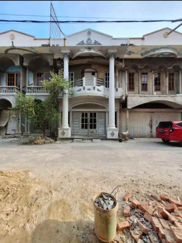 dijual ruko gandeng 3 di sebrang pasar pagi arengka