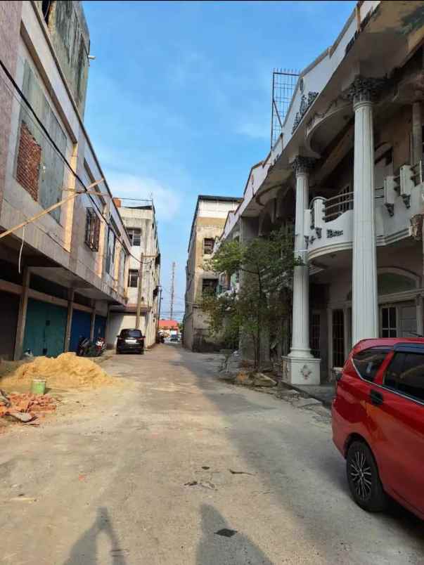dijual ruko gandeng 3 di sebrang pasar pagi arengka