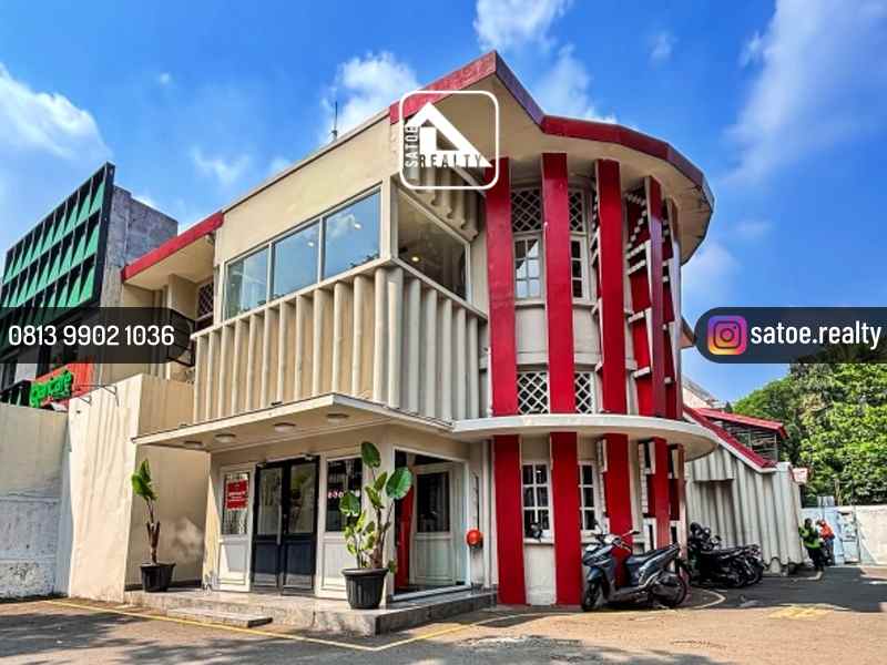 dijual ruko gudang kantor jl melawai kebayoran baru