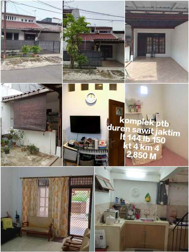 dijual ruko gudang kantor pondok kopi duren sawit