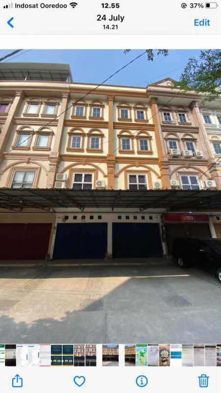 dijual ruko jln hasyim ashari roxy jakarta pusat