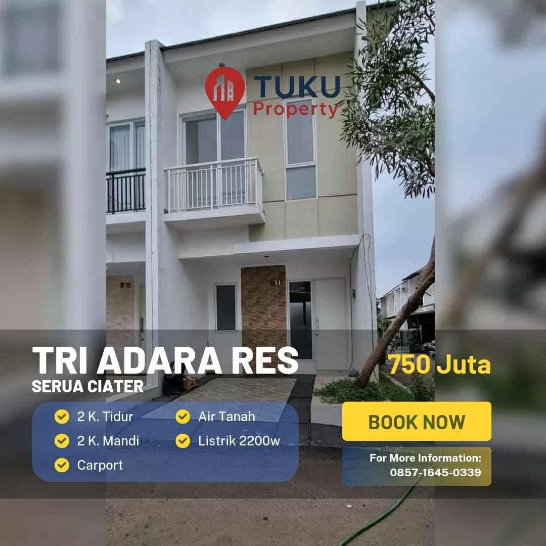 dijual rumah 2 lt minimalis serua ciputat pamulang