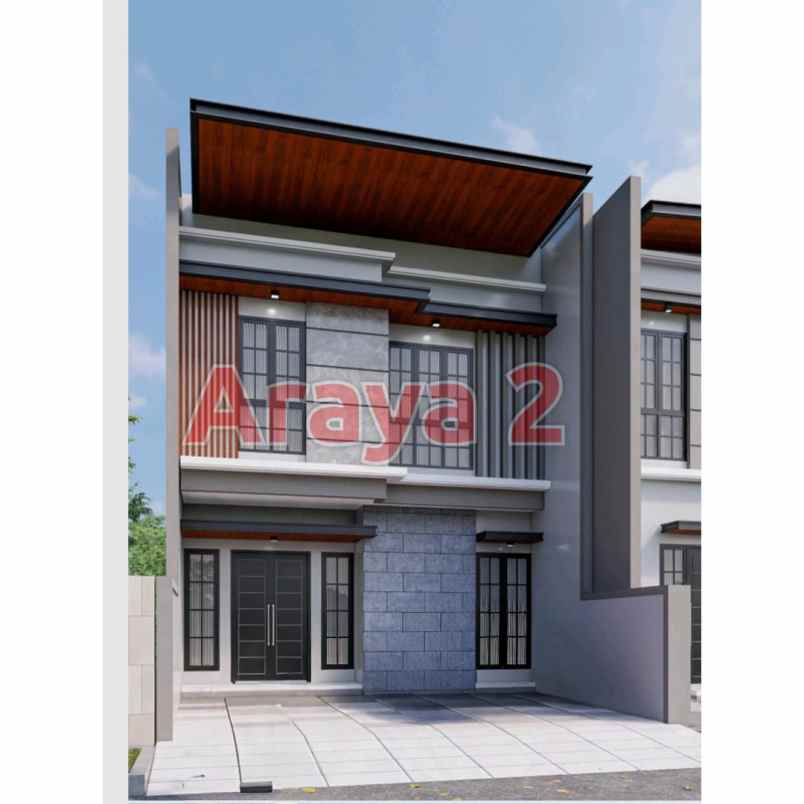 dijual rumah araya galaxy bumi permai