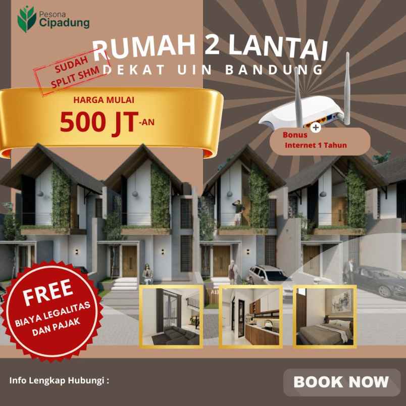 dijual rumah cipadung cilengkrang bandung