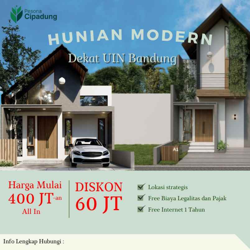 dijual rumah cipadung cilengkrang bandung
