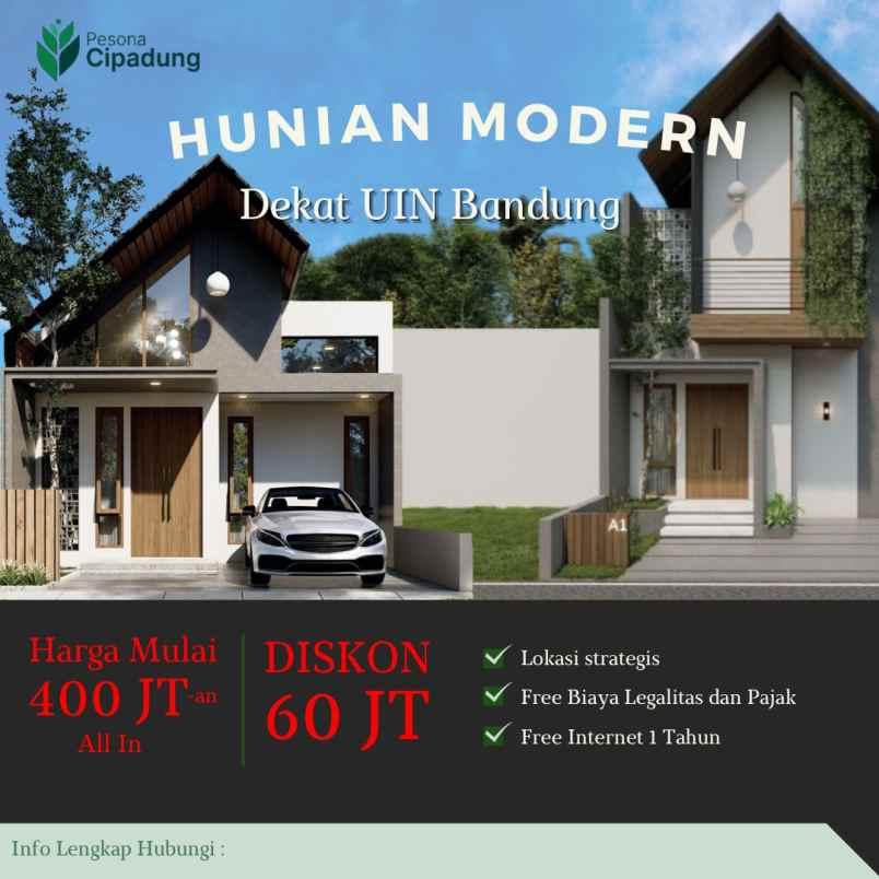 dijual rumah cipadung cilengkrang bandung