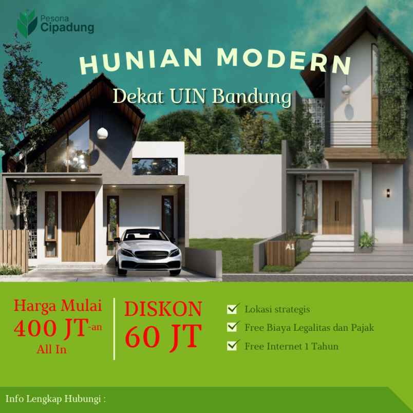 dijual rumah cipadung cilengkrang bandung