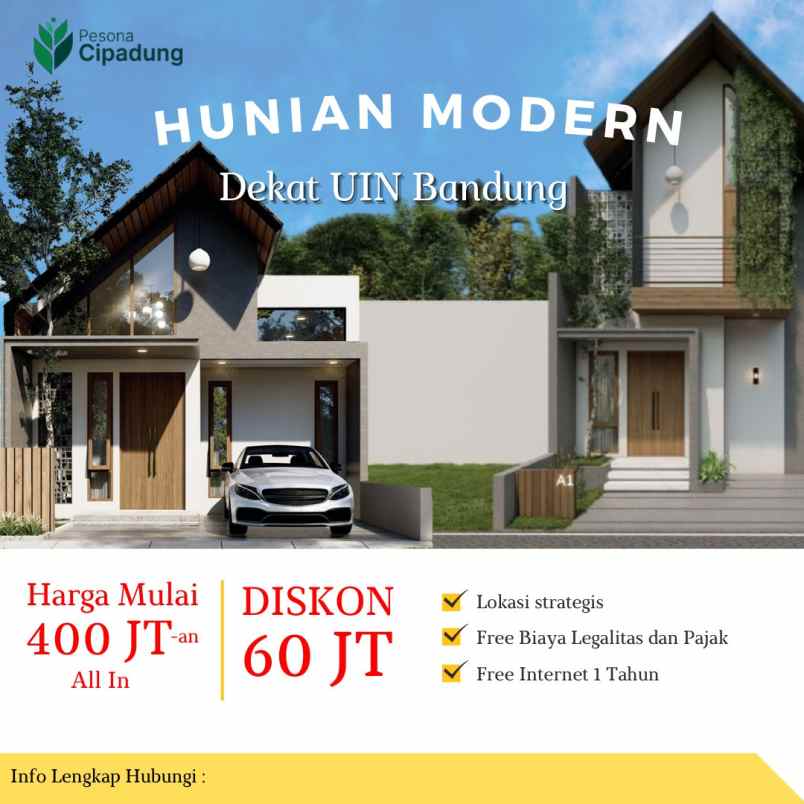 dijual rumah cipadung cilengkrang bandung