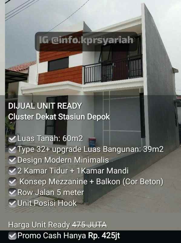 dijual rumah cipayung