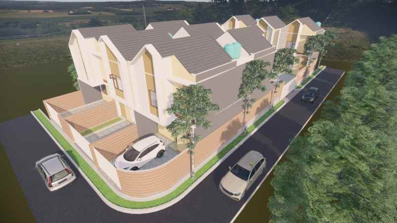 dijual rumah cluster baru daerah pamulang