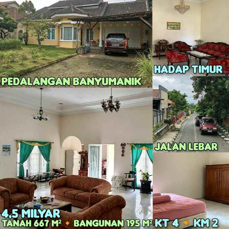 dijual rumah di pedalangan banyumanik semarang