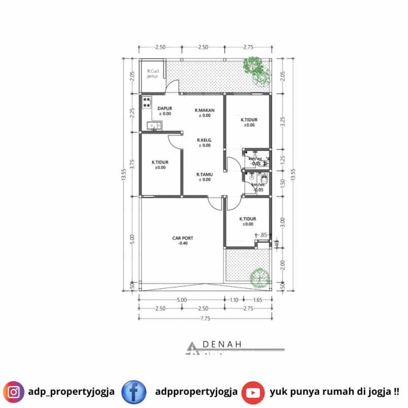 dijual rumah gentan jakal km 10 ngaglik