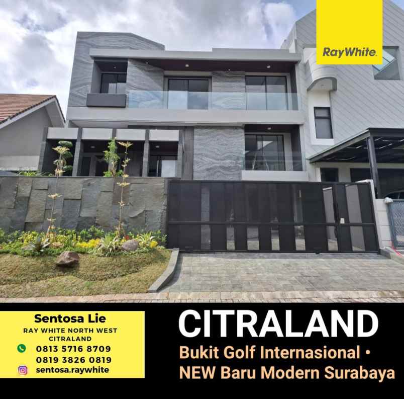 dijual rumah jalan bukit golf internasional