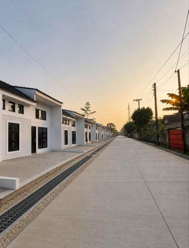 dijual rumah jalan raya megu cisoka