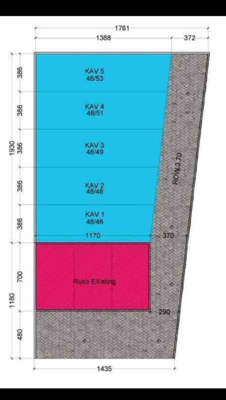 dijual rumah jalan raya pengasinan