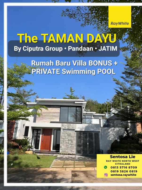 dijual rumah jalan taman dayu