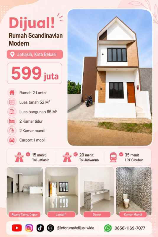 dijual rumah jatiasih