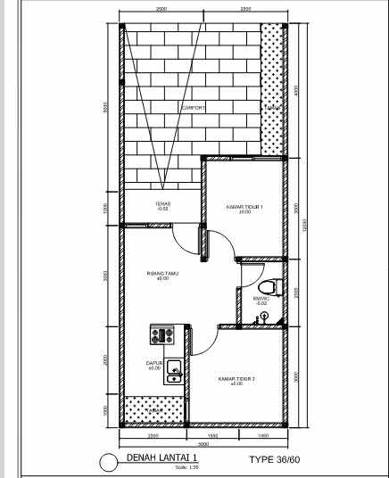 dijual rumah jl dalang kec cipayung