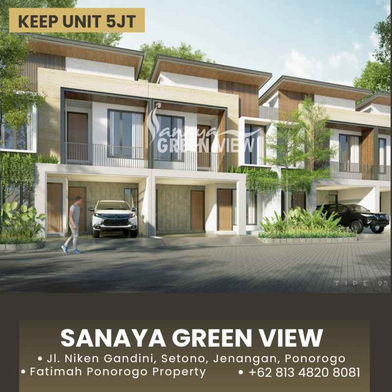 dijual rumah jl niken gandini setono