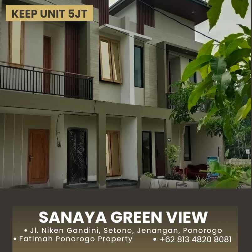 dijual rumah jl niken gandini setono